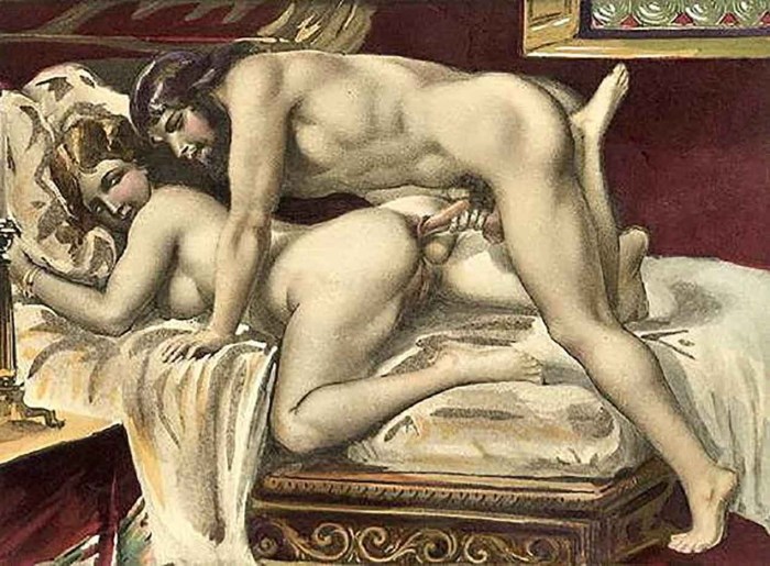 Pornographic painting