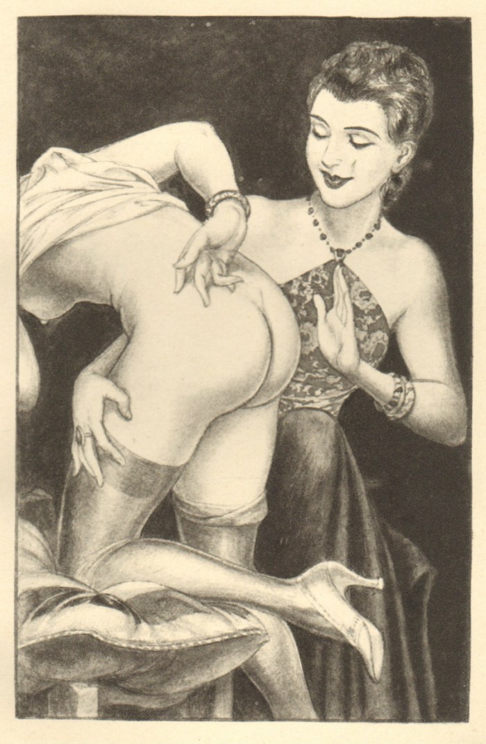 Erotic drawing of Pantalones