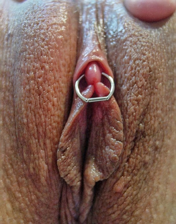 Beautiful clitoris piercing