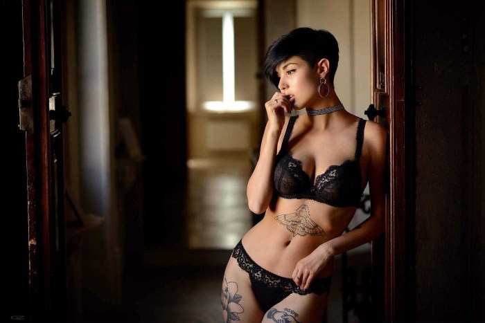 Georgia Soleri in underwear