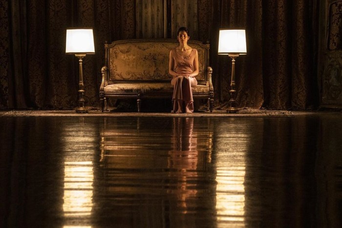 Audrey Lim on a motorcycle