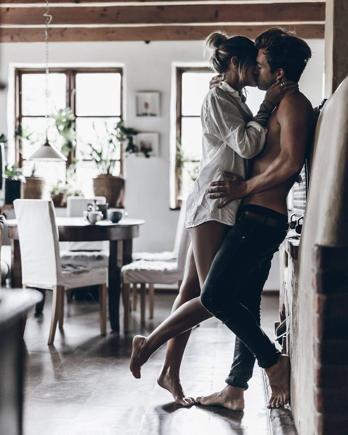 Man and woman passion