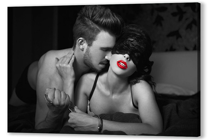 Man and woman passion