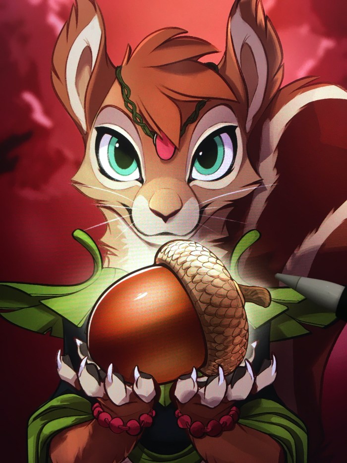 Girl Squirrel cosplay