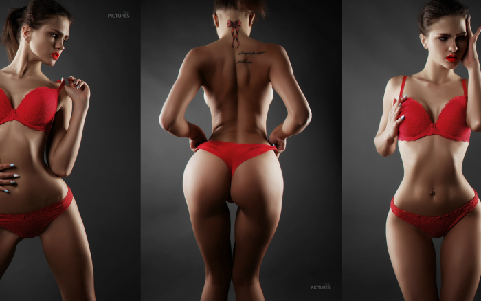 Stripping girls on the street