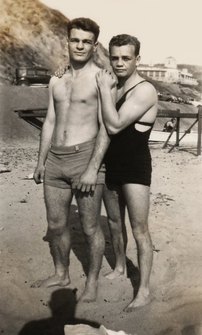 Soviet boys on the beach