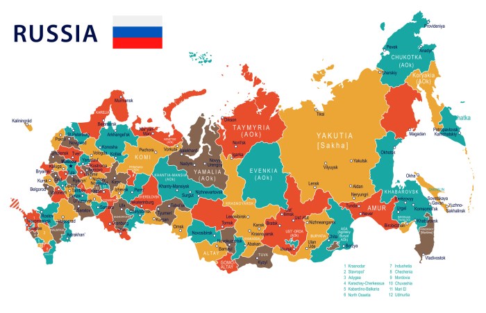 Map of Russia