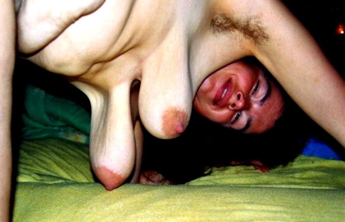 Unusual breasts homemade