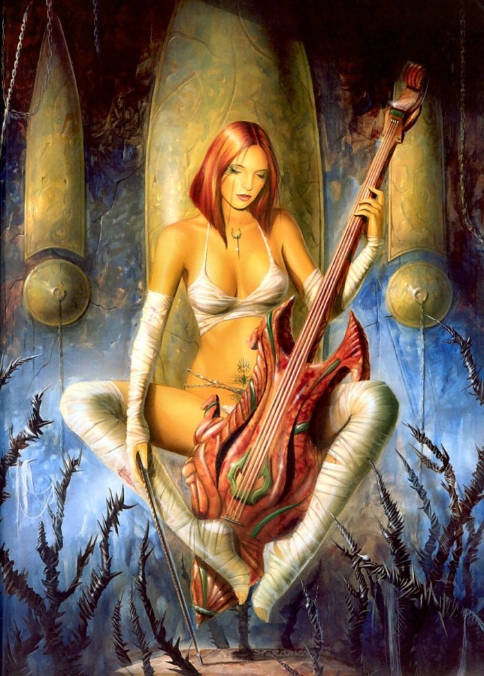 The woman is an alien