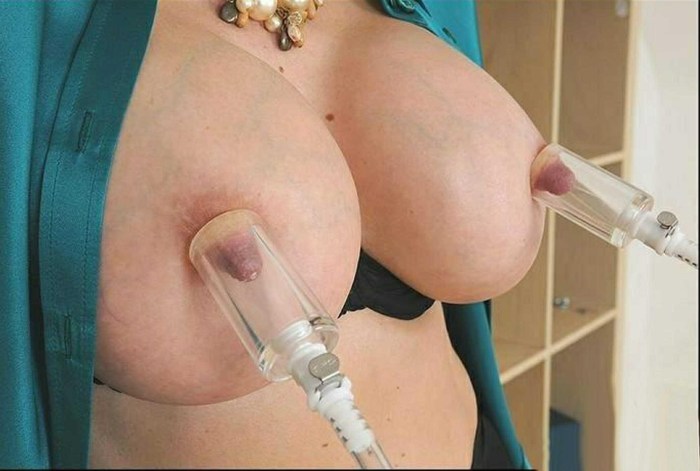 Silicone boobs with milk
