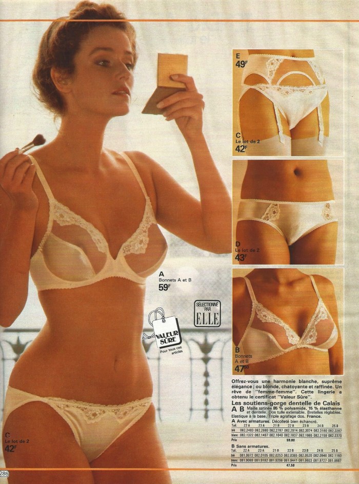 Women's underwear of the 90s