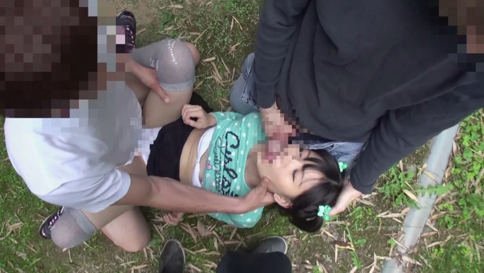 Fucked a schoolgirl in the forest