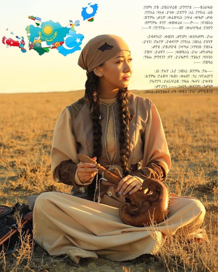 Eurasian steppe on the map