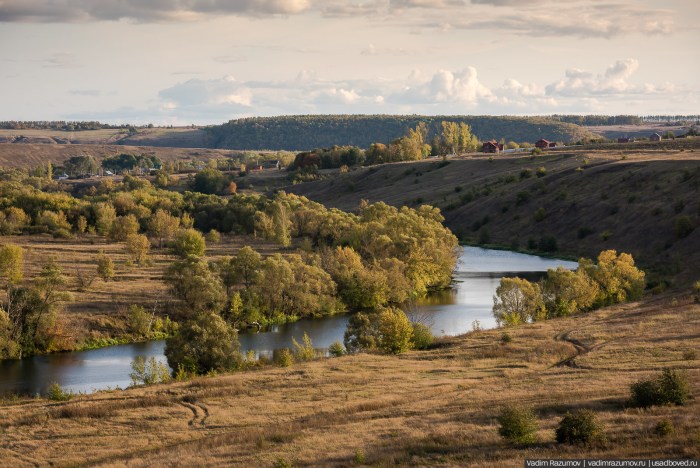 Volga-Don Canal on the map of Russia show