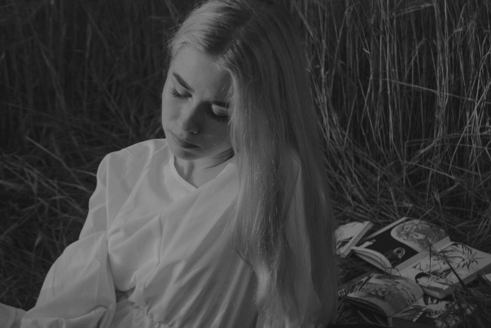 Katya Glushchenko in linen