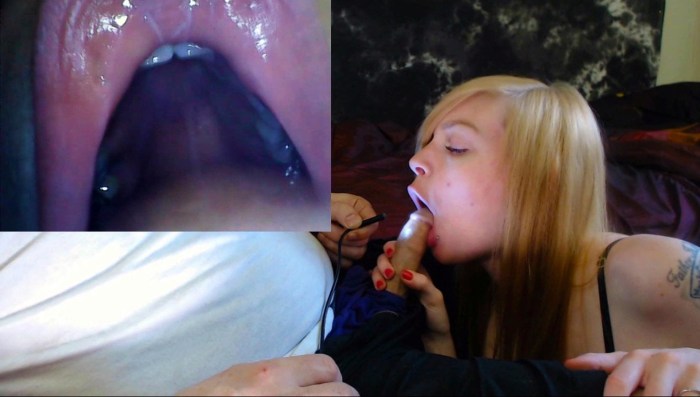 Put the camera into the uterus