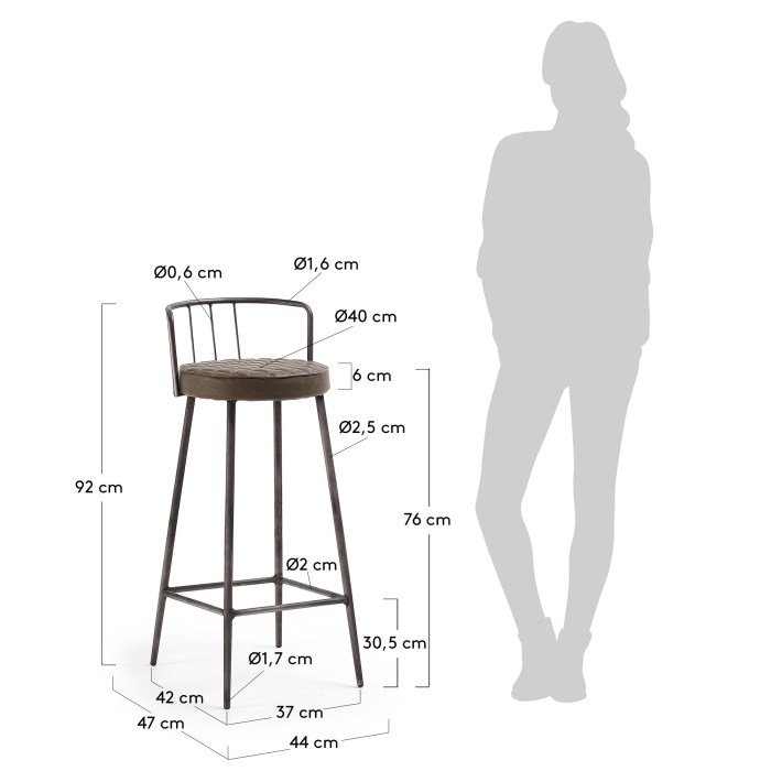 Girl on the bar