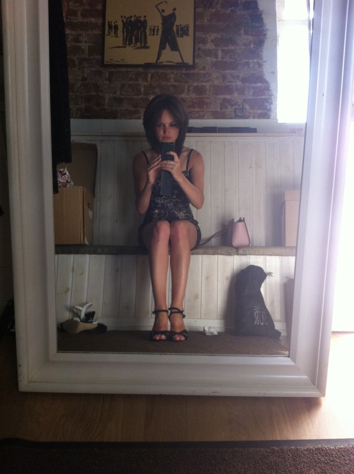 Girl on the sidelines