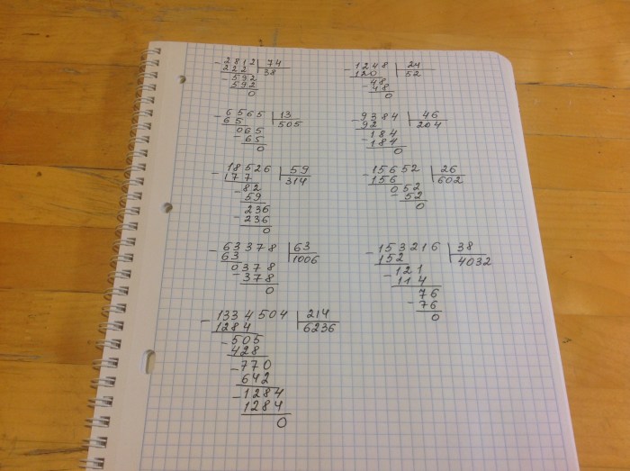 Practice into a column