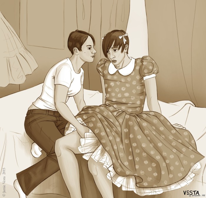 Male fantasies in bed