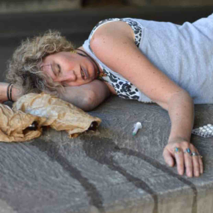 Homeless young women