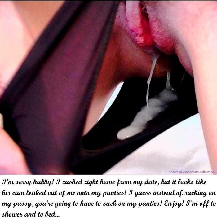 Cum on panties in tights