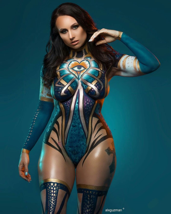 Elena Sanchez in underwear