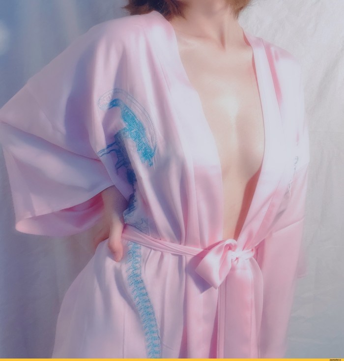 Joanna Bliss in a dressing gown