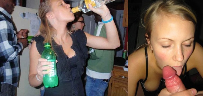 Fucking drunk women in clothes