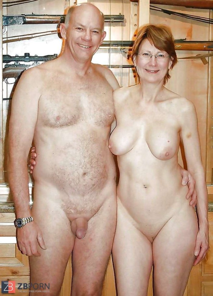 Naked elderly couples