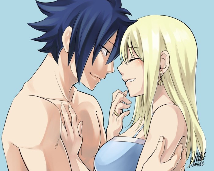 Fairy tail Lucy and Gray