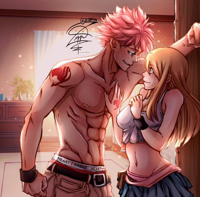 Natsu Dragneel and Lucy