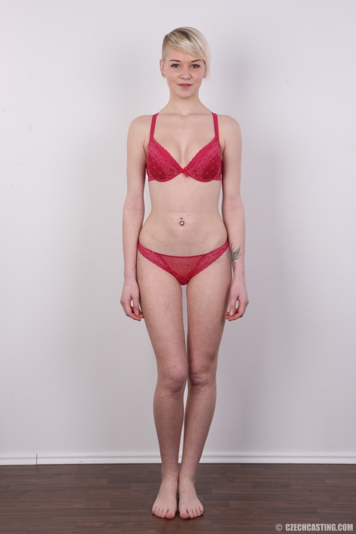 Casting of a young beauty