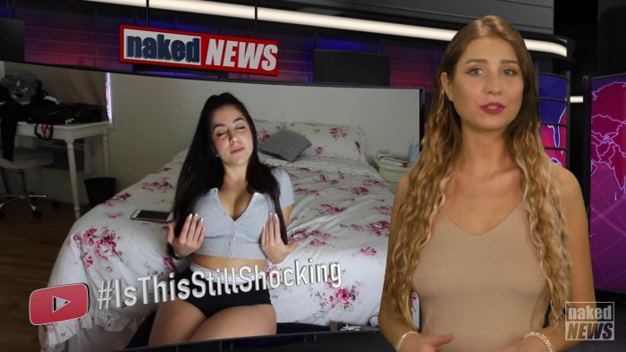 Naked stripper on the pole