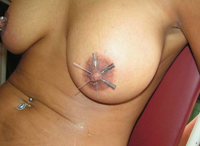 Fat Tits with Piercing