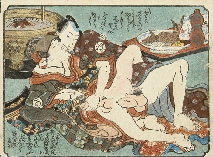 Japanese erotic engravings of homo