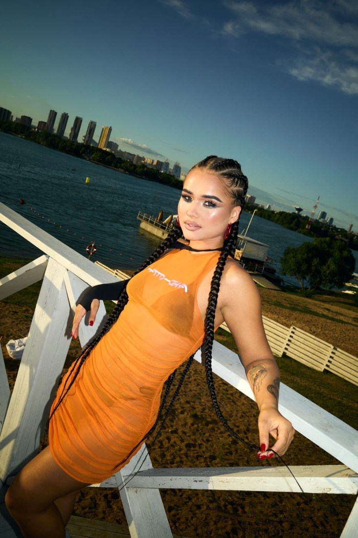 Golysheva photo in a swimsuit