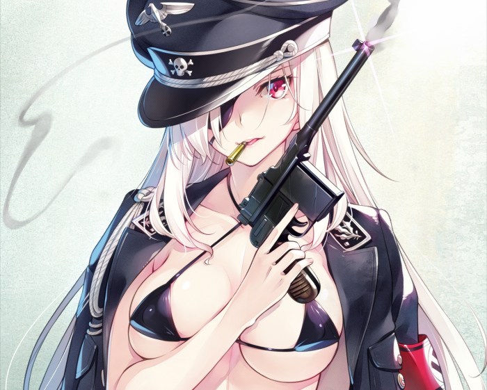 Anime chan in a cap