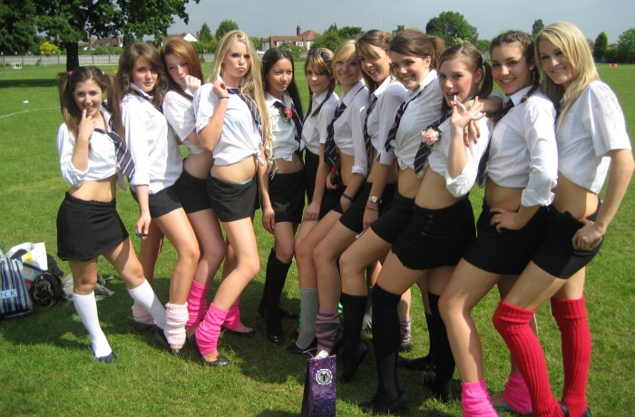 American schoolgirls