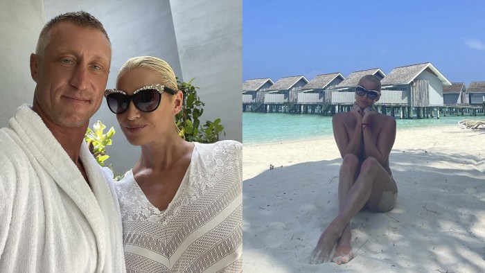 Silhouette of a girl with butterflies