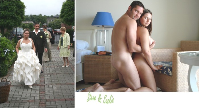 Undressed among those dressed on the beach