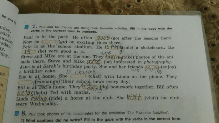 Write Sentences Using Therese Words English language 6th grade