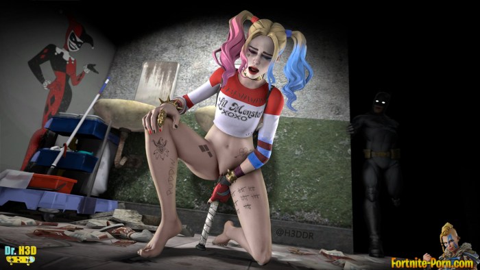 Naked Harley Harley Quin 2 D