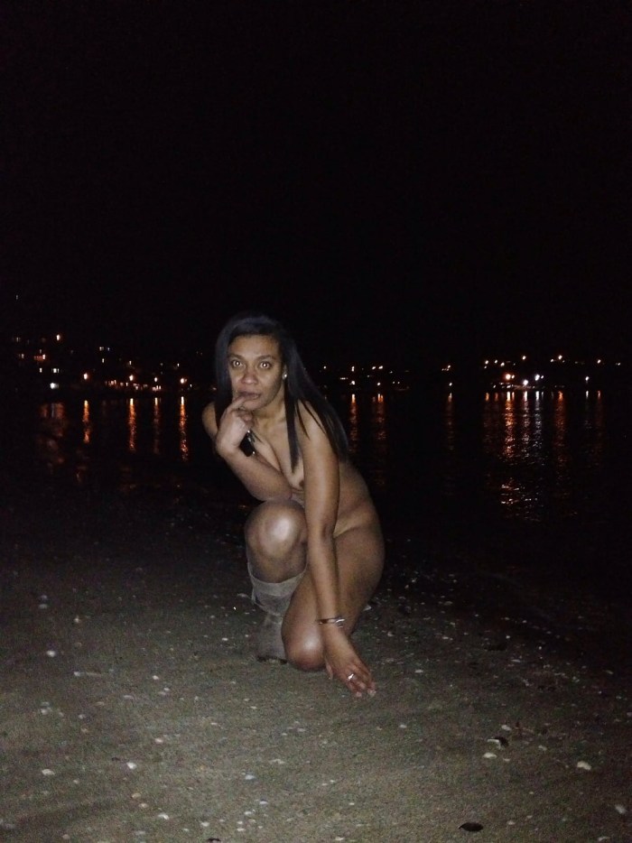 Naked night on the street private