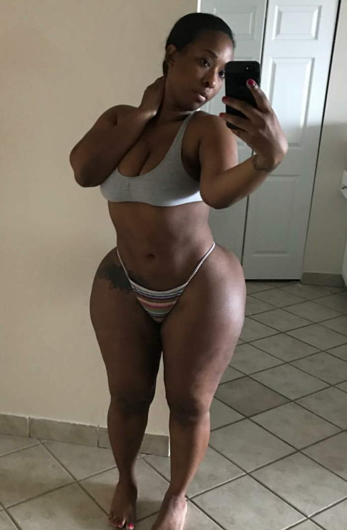 Amirah dyme in a swimsuit