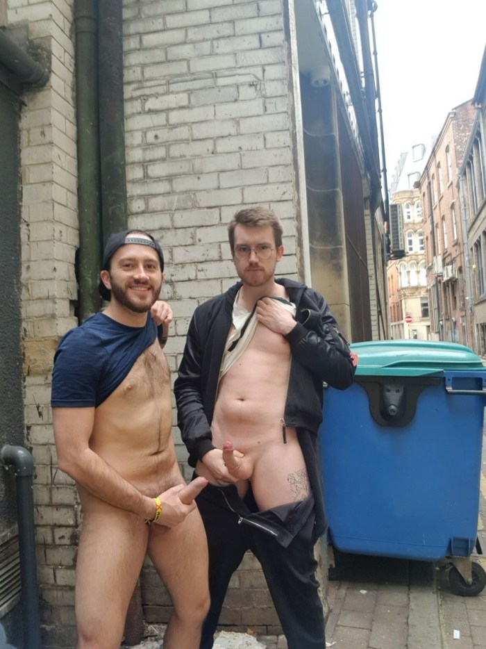 A man takes out his cock