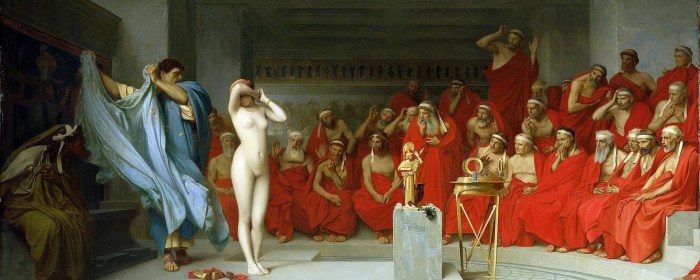 Jean-Leon Jerome Frin in front of the Areopagus