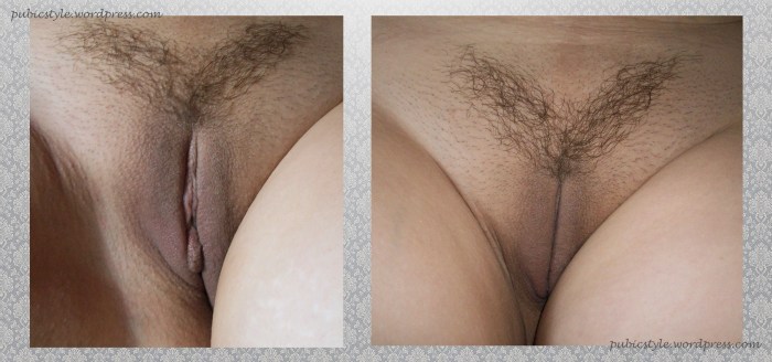 Pubic hair model