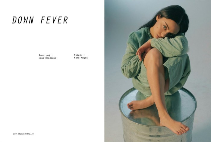 Katya Kishchuk in childhood