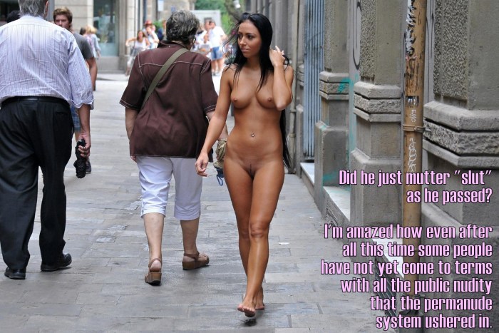 Naked women with chic priests